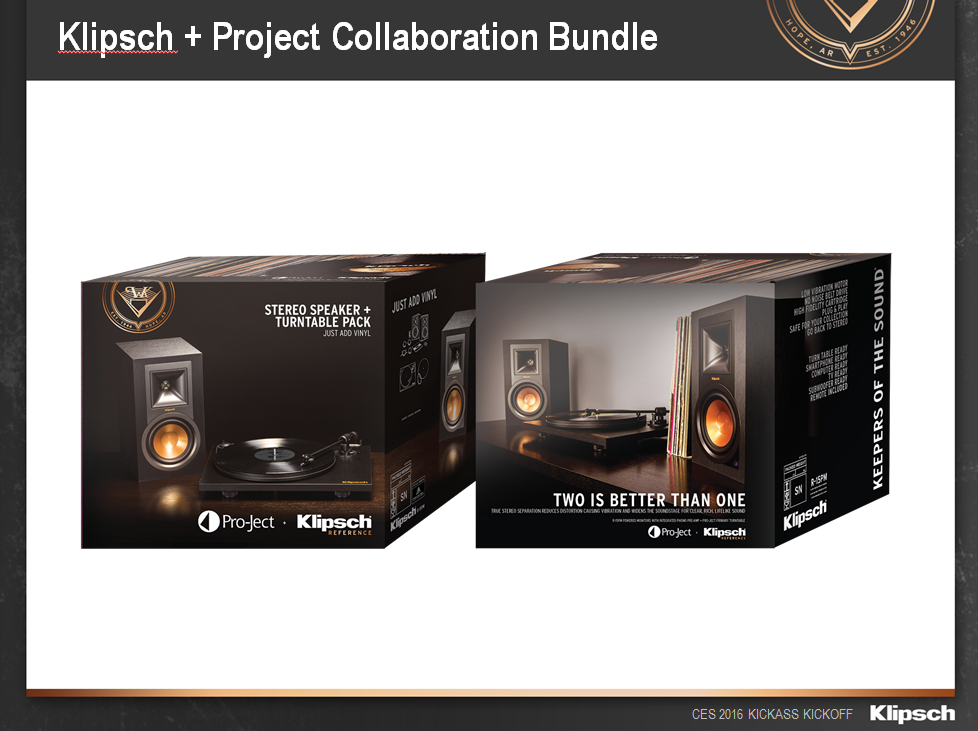 klipsch + project turntable
