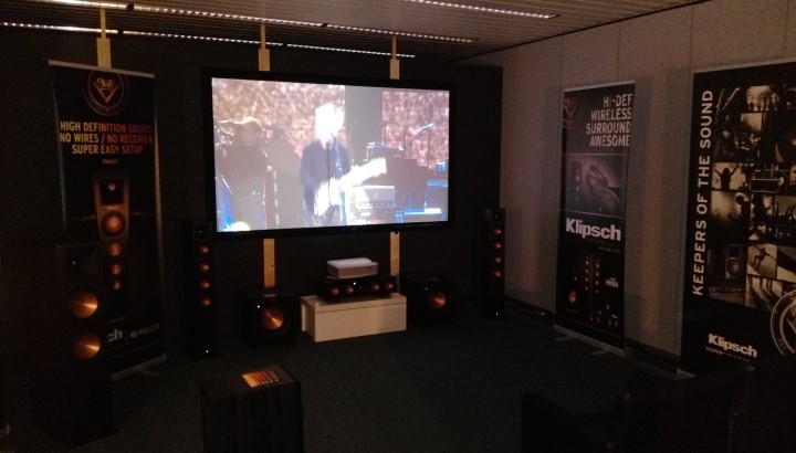 Klipsch Wisa op de Home Cinema Happening in antwerpen (22/23 oktober 2016)