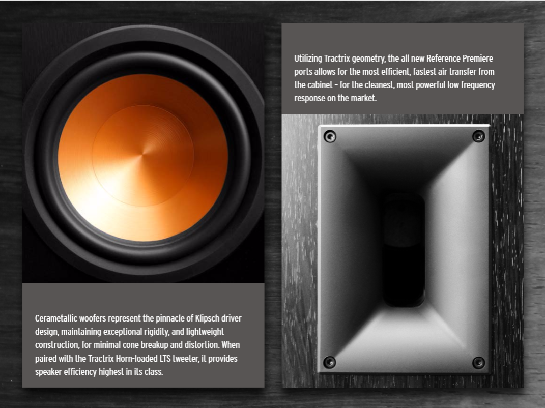 klipsch rp-260f woofer