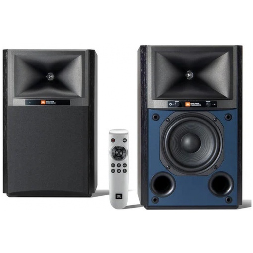 JBL 4305P_voorkant_zwart_With Remote_