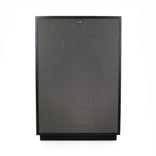 Klipsch Cornwall IV front with grille black ash