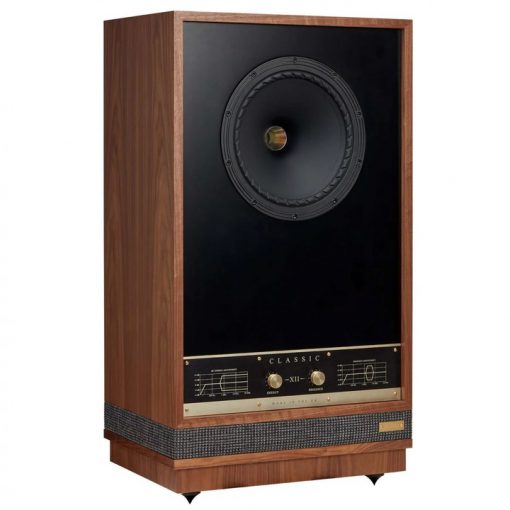 fyne-audio-vintage-classic-XII-floorstander-walnut-3q-grille-off-zeikant