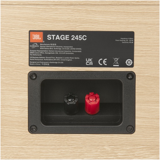 JBL Stage 2 245C connections